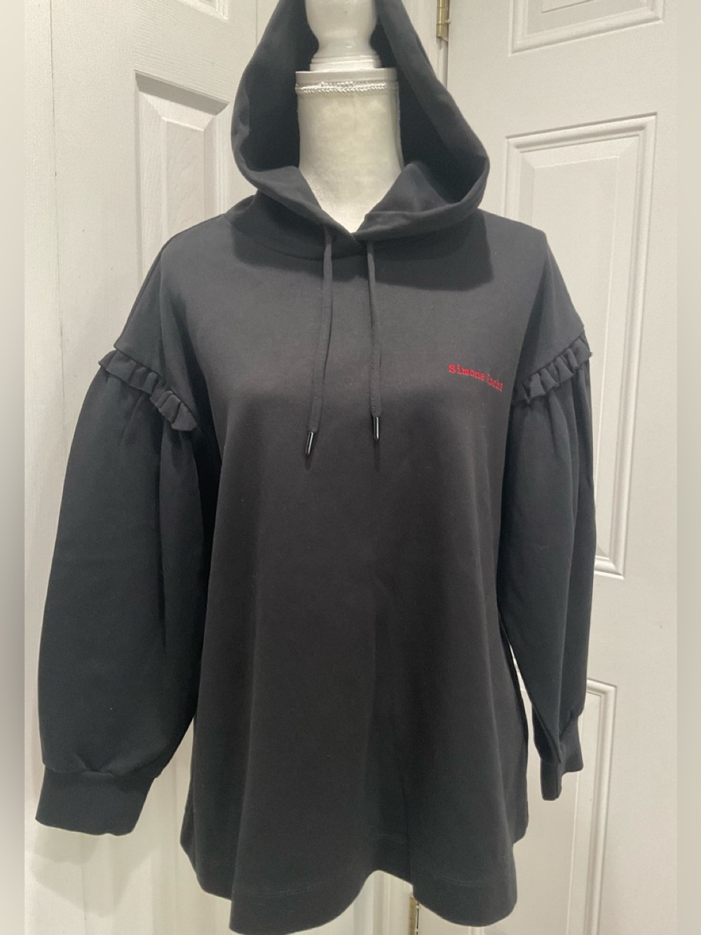 🌼🌼 Simone Rocha Women’s Black 100% Cotton, A- Line Style Hoodie Top, M